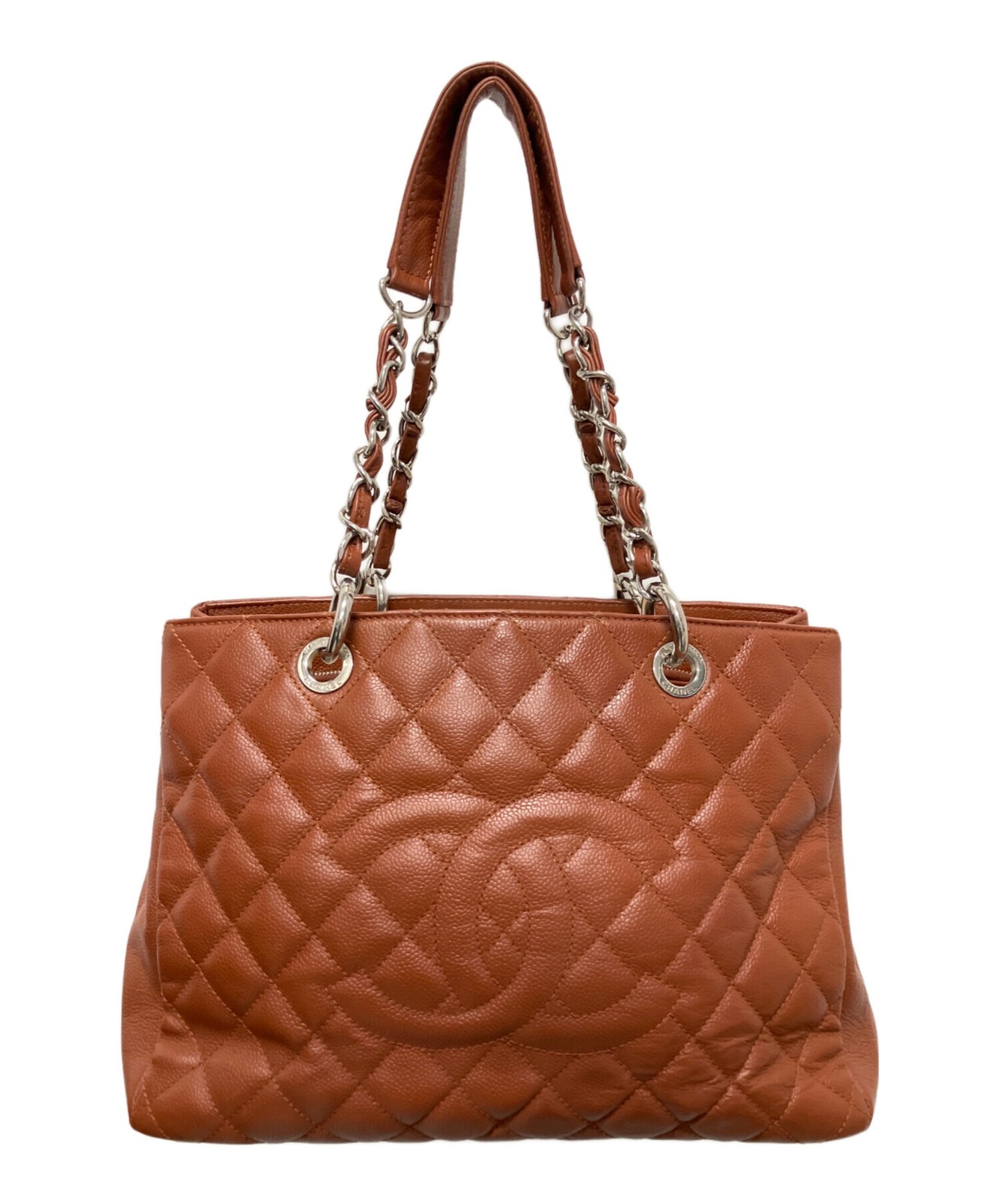 CHANEL Grand Shopping Tote GST Bag in Black Caviar Leather