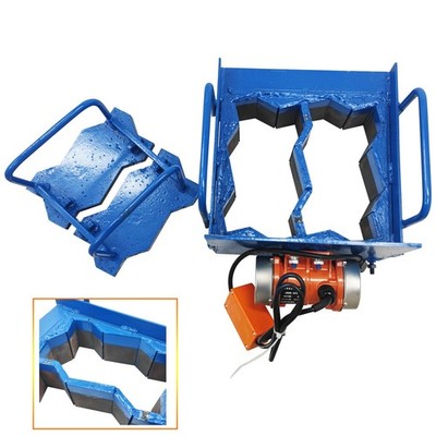 110V Manual Hollow Soil Block Brick Molding Machine Paving Brick Maker Two Holes
