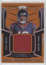 2018 Certified New Generation Jerseys Mirror Orange 177/399 Keke Coutee #24 0jd0