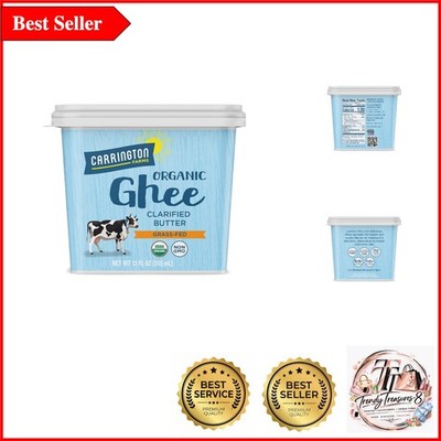 Pure Organic Grass Fed Ghee - Ethically Sourced, Nutrition Powerhouse, High S...