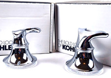 Kohler Chrome Double Robe Hook Set of 2 Polished Hardware Included New Bathroom