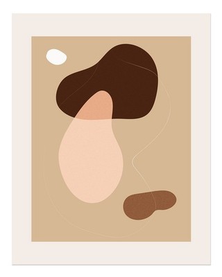 Moderne abstrakte Wandkunst Minimalistisches Design Abstrakt Organisch