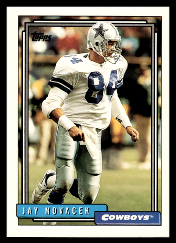 Maillot De Football Dallas Cowboys Signé Par JAY NOVACEK - Thanksgiving Day, Authentifié JSA
