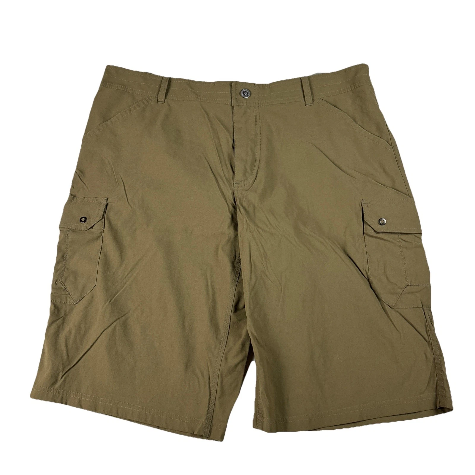 KUHL Renegade Cargo Short Nylon Blend Style 5136 Dark Khaki Size 40