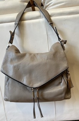 Vince Camuto ALDER Buttery Soft Leather Kangaroo Taupe Hobo Shoulder Bag 21