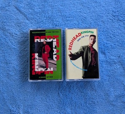 REDHEAD KINGPIN AND THE FBI 2 Cassette Tape Lot Rap Hip Hop 1990's A Shade Of 