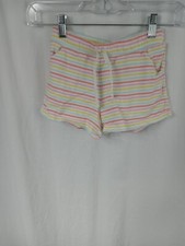 Carters Kid Drawstring Pull On Shorts Multicolor Striped Girls Size 7