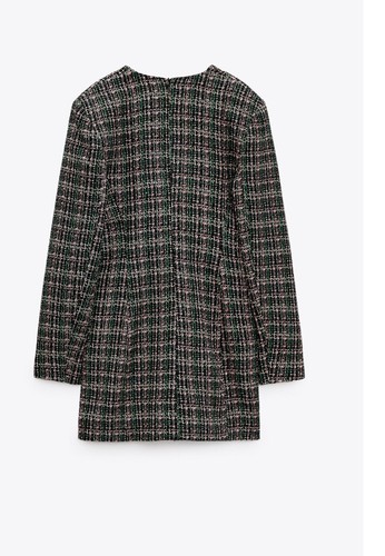 Zara Rhinestone Blazer Dress Bnwt Size M BNWT $89 - Picture 4 of 12