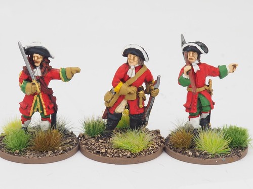 28 mm INFANTERÍA Y CABALLERÍA BRITÁNICA MONMOUTH REBELLION. PINTADO. AZUL 481 - Imagen 5 de 9