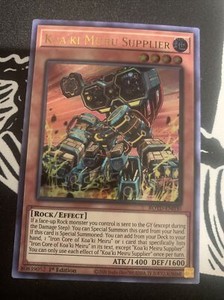 Koa’ki Meiru Supplier ROTD-EN030 1st Edition Ultra Rare Yu-Gi-Oh Koa’ki Meiru Supplier ROTD-EN030 1st Edition Ultra Rare Yu-Gi-Oh