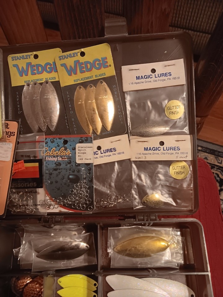 150 Plus Spinnerbait Blades Fishing Lure Parts Willow Colorado Blade