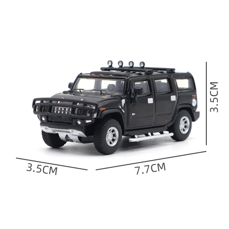 1/64 JKM HUMMER H2 2005 Diecast Model Toy Car Gifts For Friends Kids - Image 2 of 2