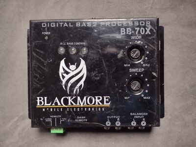 Blackmore BB-70X Digital Bass Processor Boost Control for Car AudioSystems 13.5v