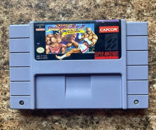 Street Fighter II 2 Turbo Super Nintendo SNES 1991 TESTED
