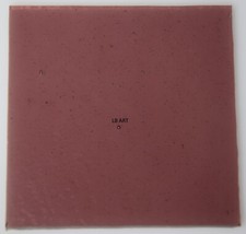 1405.30 - 3" x 3" TRANSPARENT LIGHT PLUM BULLSEYE 3mm GLASS 90 COE COMPATIBLE