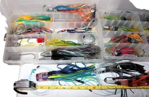 Lot De 6 Leurres Souples 9 Pouces Pour Pêche Gros Jeu - Thon, Marlin