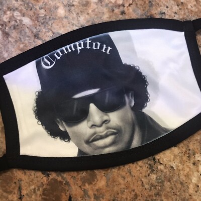 Eazy-E Face Mask Compton Locs Sunglasses Reusable Washable Double Layer