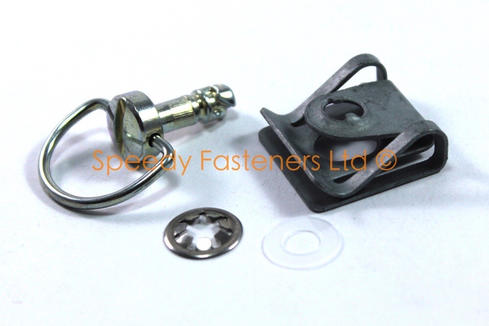 KTM Skid Bash Plate Dzus Bolt Fastener & Clip Quick Release Dzus Kit