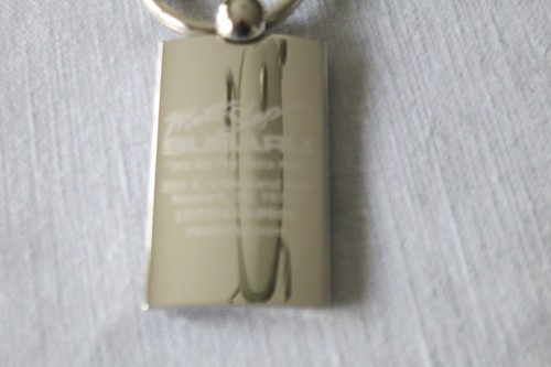 Subaru Logo Chrome Keyring Key Chain, New - Afbeelding 6 van 6
