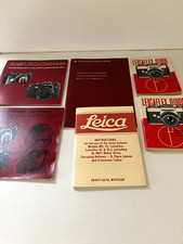 6 Leica, Vintage Camera Guides,Commemorative Brochures, Informational Pamphlets