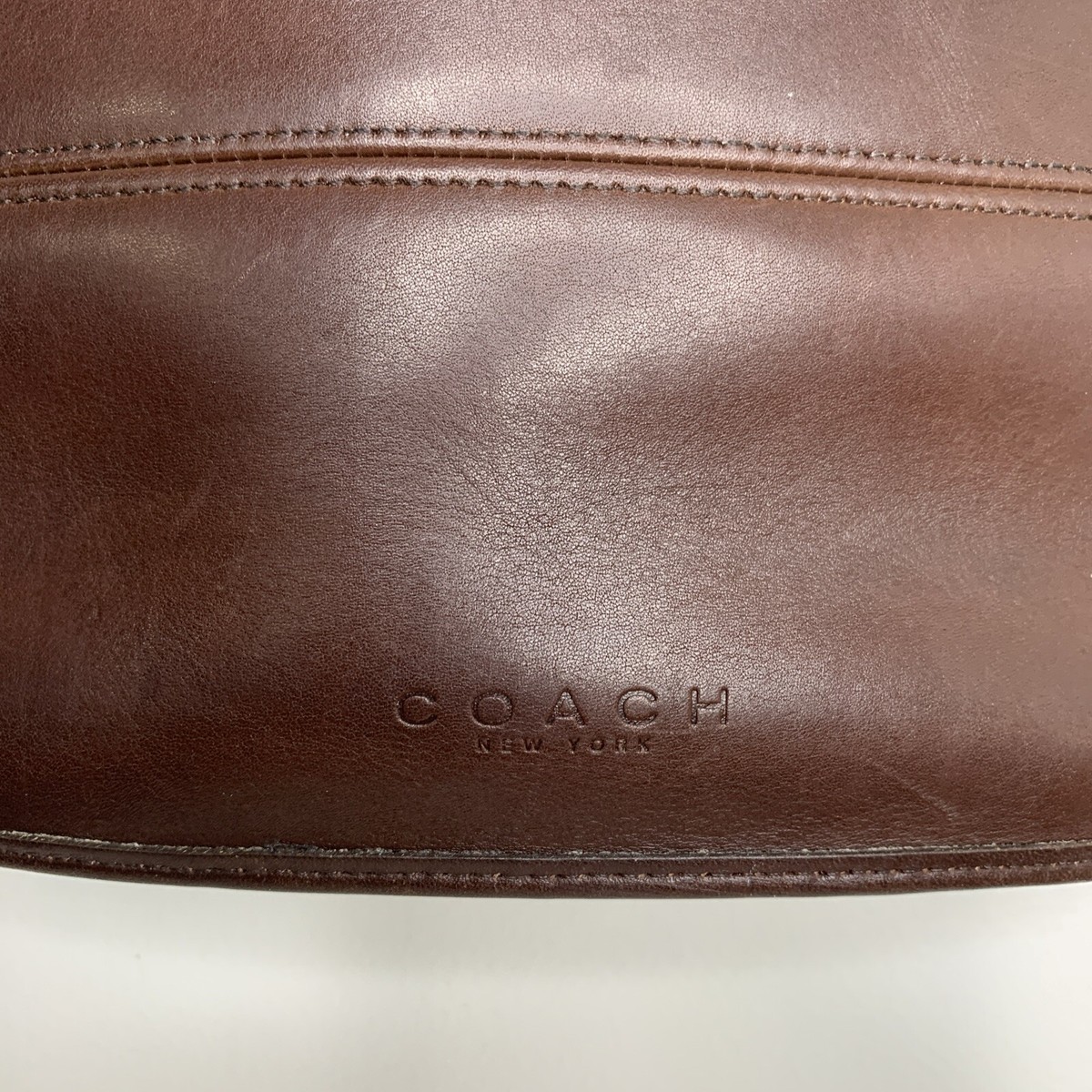 Vintage COACH Tribeca Classic Brown Leather Shoulder Handbag Vintage COACH Tribeca Classic Brown Leather Shoulder Handbag
