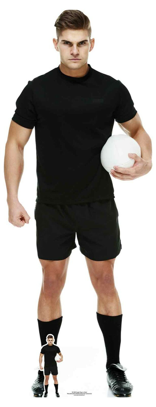 Rugby Player Lifesize and Free Mini Cardboard Cutout / Standee / Standup