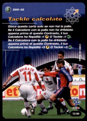 Wizards of the Coast Italy (2001-2002) Tackle calcolato Tactic card No. 72