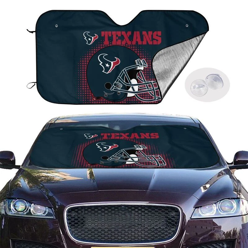 Houston Texans Car Windshield Sunshade Helmet Style Car Sunshade Heatproof