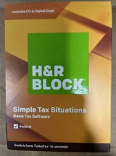 H&R Block - Basic Tax Software - Mac|Windows 2019 - RETAIL PACKAGING