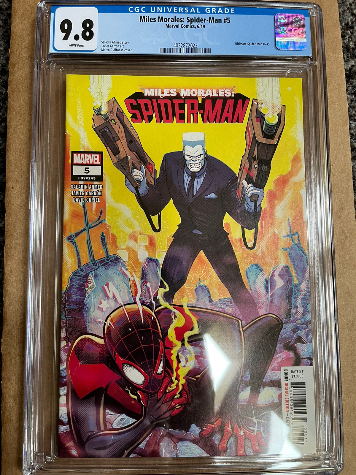 Ultimate Comics Spider-Man #5 CGC 9.8 Origin Miles Morales Black