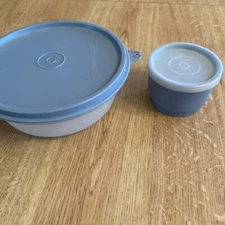 Miscellaneous Vintage Tupperware Pieces Storage Containers Lot of (2)