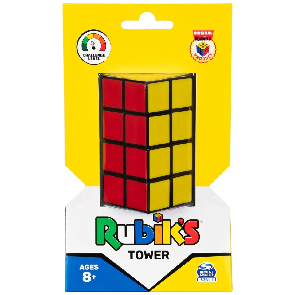 Rubik's Tower 2x2x4 Puzzle Cubo Avanzado Multicolor Forma Cambio Juego Foto 2 de 4