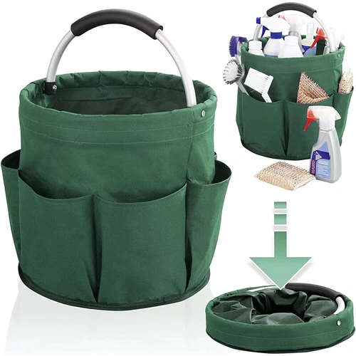Multifunctional Cleaning Caddy with Handle Garden Tools Bag Cleaning Basket - Picture 9 of 14
