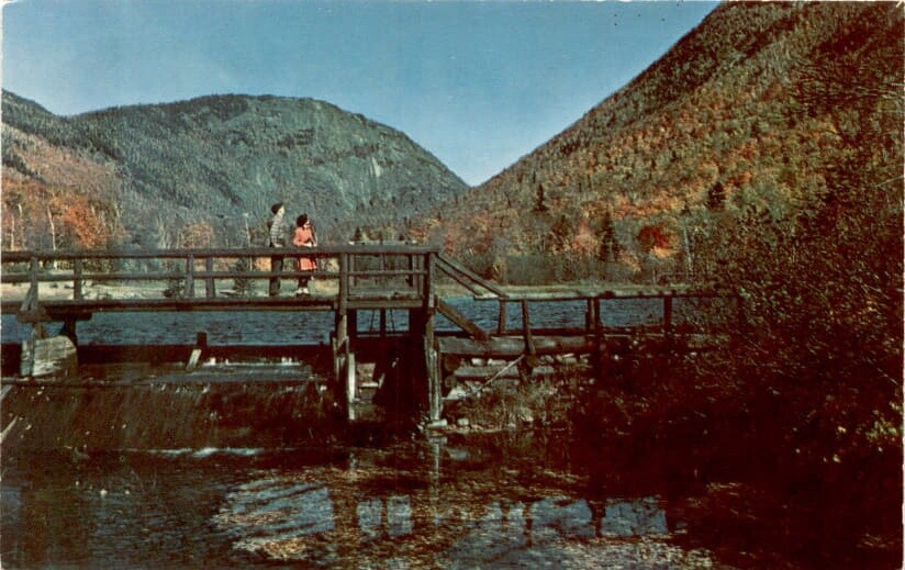 Crawford Notch, Mt. Willard, White Mts, New Hampshire, Boston, Postcard