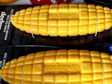 SodaPup Nylon Corn on the Cob Hundespielzeug Mais gelb stabil Gem&uuml;se ca.18x6cm