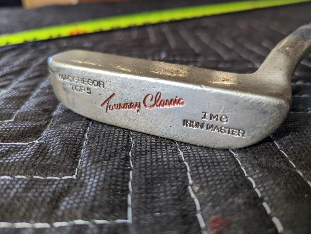 Rare Macgregor Tourney Classic IMG Iron Master TCP 5 Putter Head RH Golf  Club **