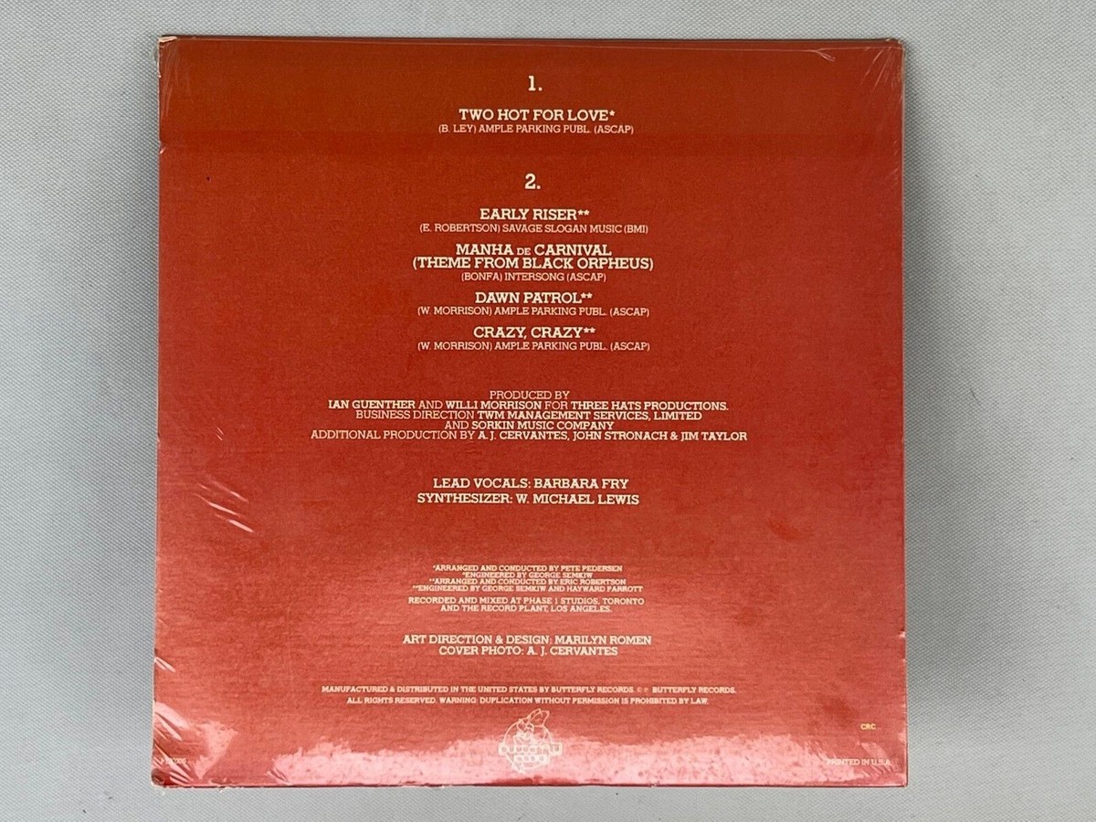 THP Orchestra - Two Hot For Love - Vintage Vinyl LP Club Pressing