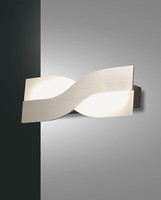 Fabas Luce Led Wandleuchte Lampe Strahler Riace 3425-21-212 Aluminium GebüRstet
