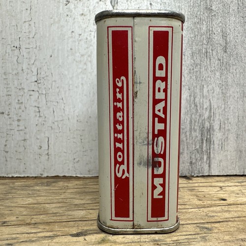 Vintage Solitario Spice Tin - Senape - Morey Mercantile Denver CO Pubblicità - Foto 4 di 7