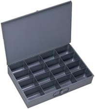 Durham 16-Compartment Extra Drawer Metal Case Storage Box - 202-95