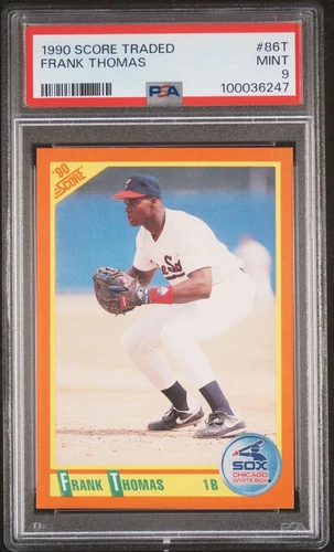 Frank Thomas 1990 Score Traded ROOKIE #86T PSA 9