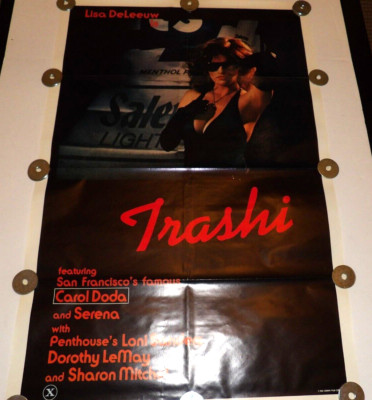 ''TRASHI'' ORIGINAL 1981 ONE SHEET 27X41 VINTAGE X-RATED MOVIE POSTER