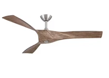 Home Decorators  Wesley 52 in. Brushed Nickel Ceiling Fan 34776-HBU