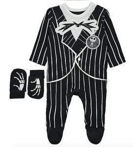 jack skellington baby grow