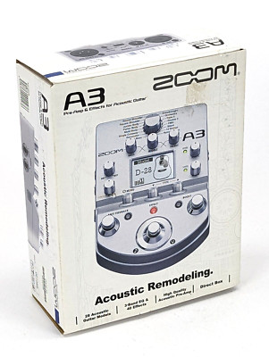 Zoom A3 Pre-Amp and Effects for Acoustic Guitar *NEW IN BOX*