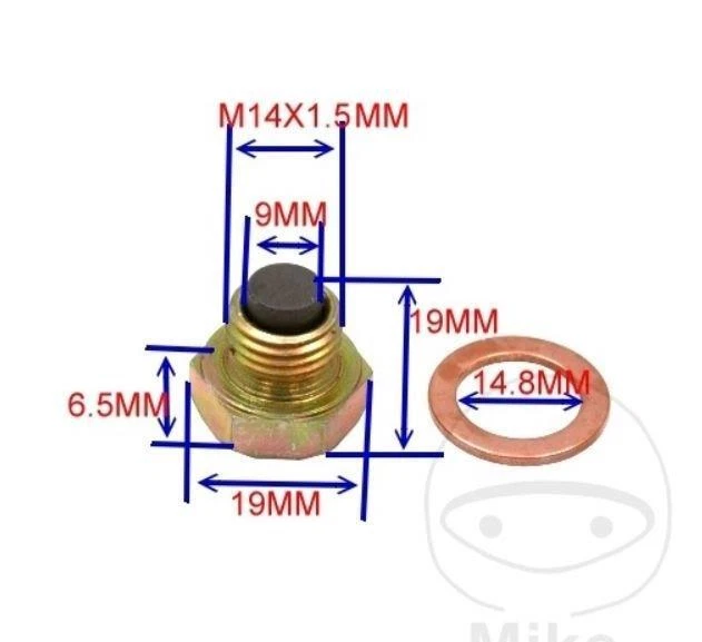 Kit Frizione Guarnizione Filtro Ablasschraube per Yamaha YZF-R1 1000 2006-2008 - Immagine 2 di 2