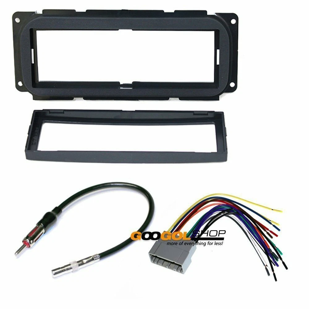 Car Stereo Dash Install Mounting kit compatible with DODGE 2002
