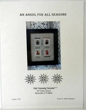 The Nutmeg Needle An Angel for all Seasons Counted Cross Stitch Pattern