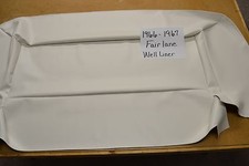 1966 66 1967 67 FORD FAIRLANE CONVERTIBLE WHITE WELL LINER USA MADE TOP QUALITY