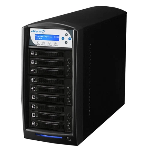 8 Target HDD Disco Duro SSD Duplicador de Clon de Datos Independiente HDDSHARK-8T-BK Foto 3 de 4